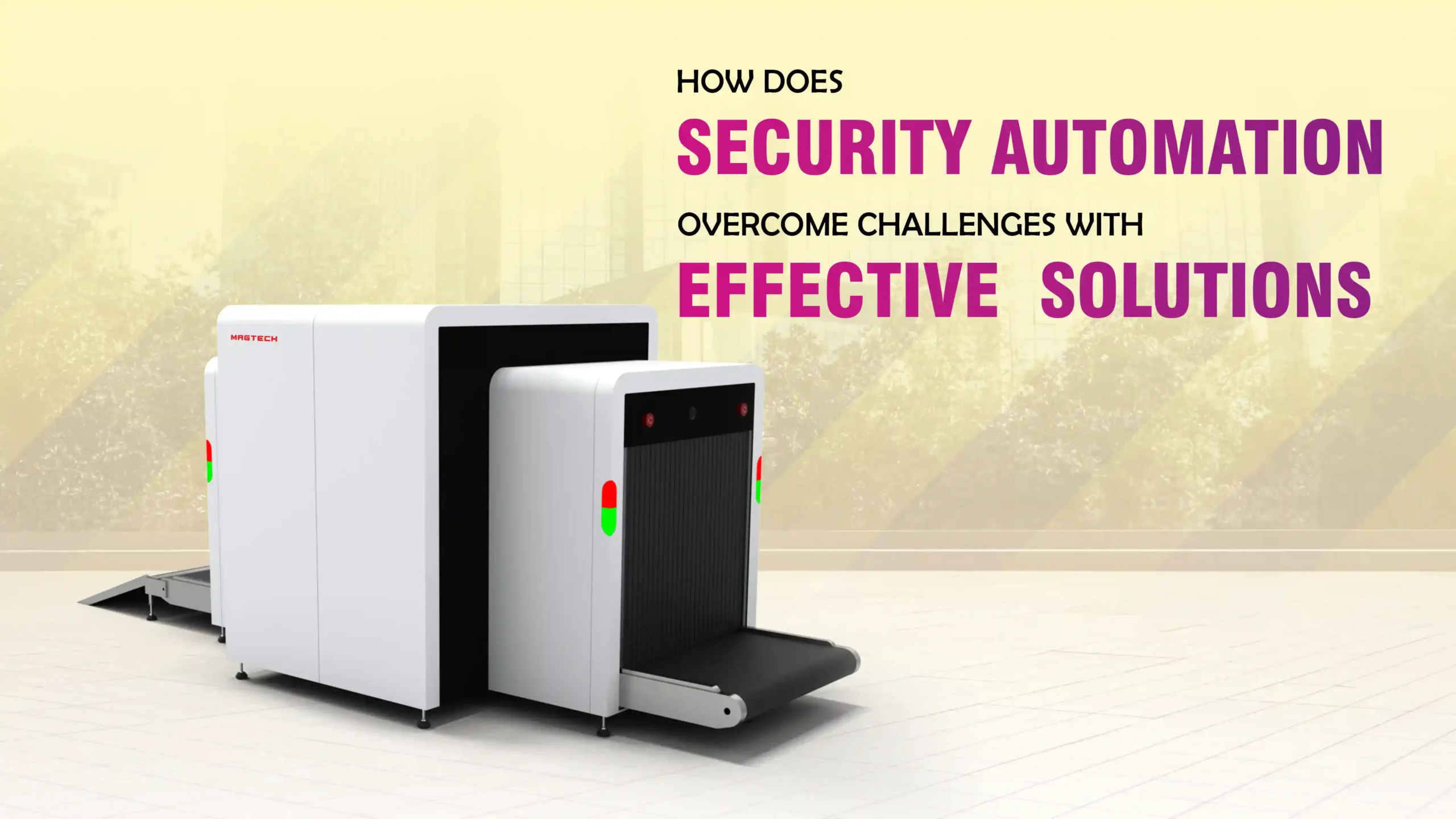 Images of ' security automation' 'X-ray baggage scanner'